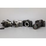 Four SLR Cameras,