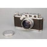 A Leica IIIa Rangefinder Camera,