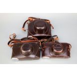 Two Leica IIIg Reangefinder Camera Cases,