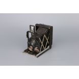 A Newman & Guardia 'Sibyl' Model No.5 Folding Plate Camera,