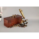 An R & J Beck Popular Binocular Microscope,