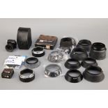 A Good Selection of Olympus Lens Hoods,