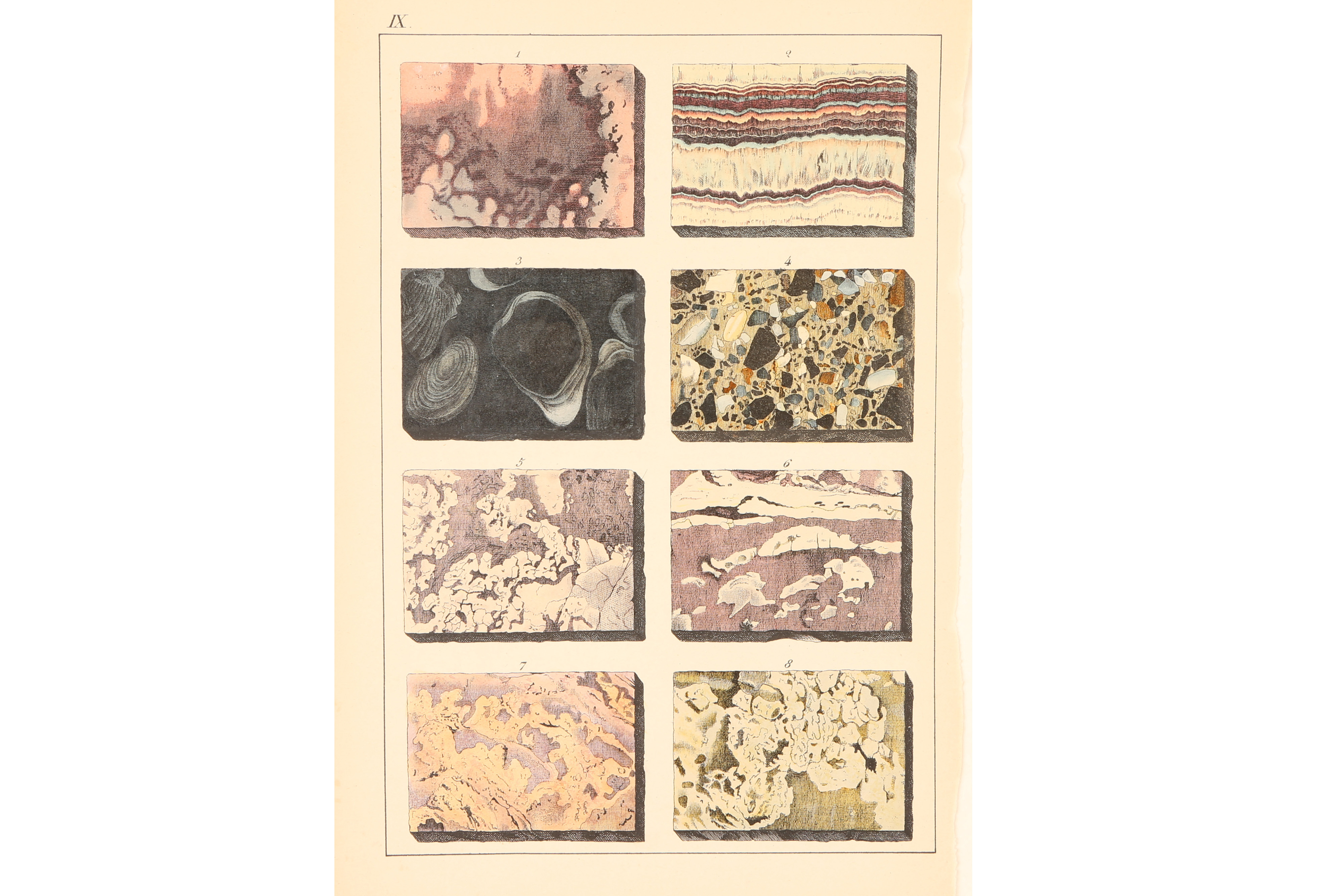 A Collection of Mounted Mineral & Crystalography Book Plates, - Image 5 of 8