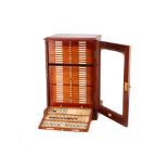 A Large Cabinet of Microscope Slides,