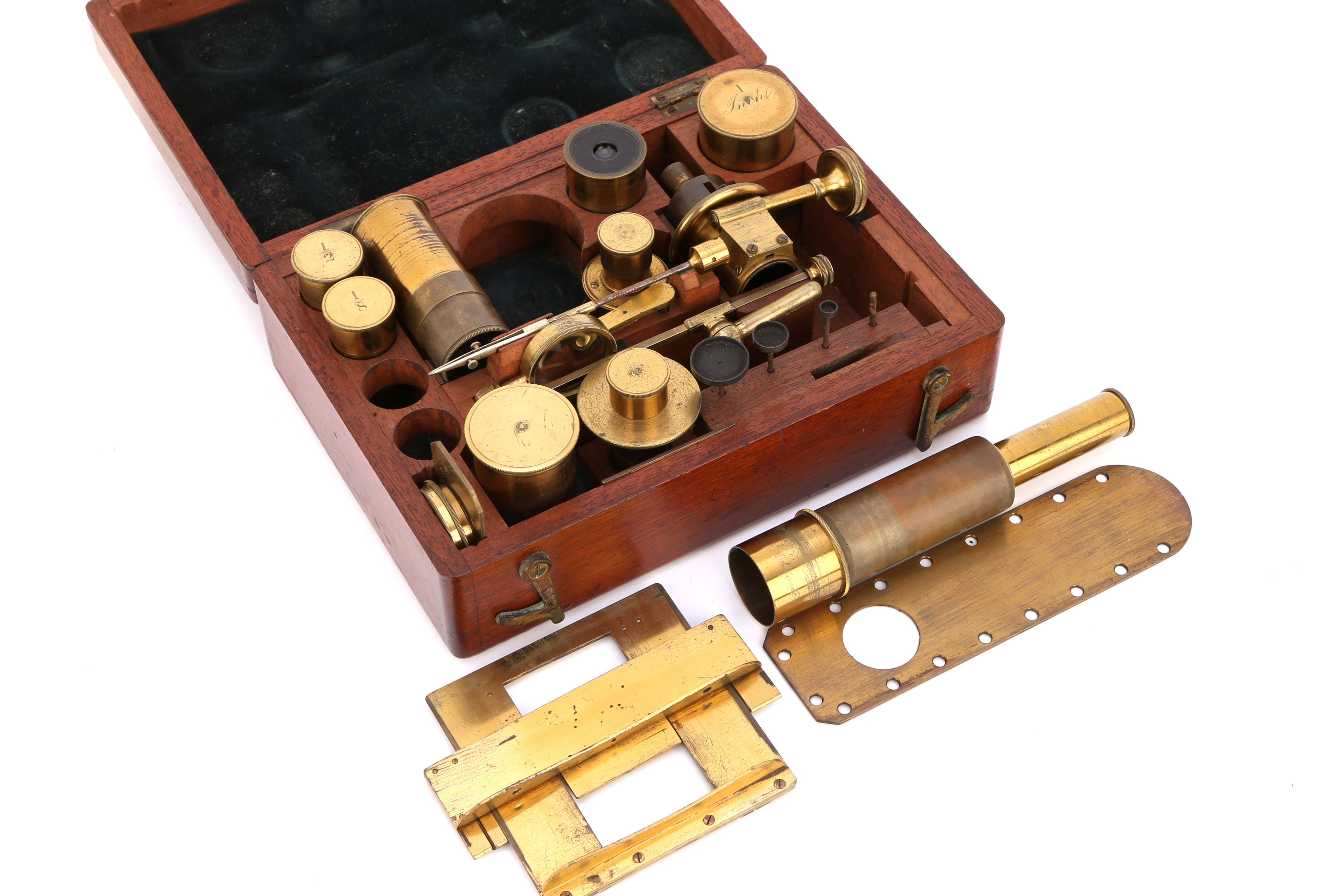 A Powell & Lealand No.3 Microscope Outfit, - Image 6 of 6