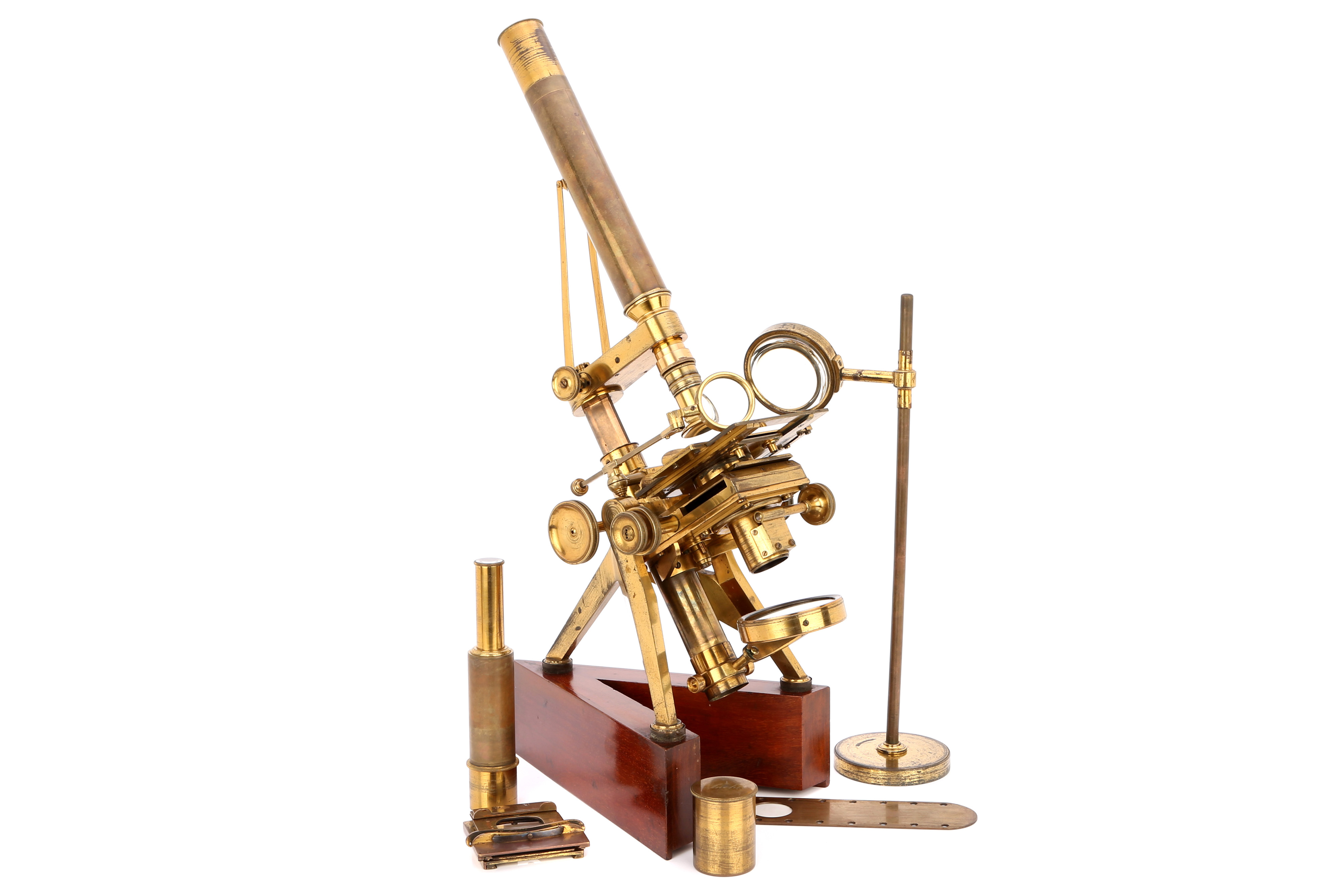 A Powell & Lealand No.3 Microscope Outfit,