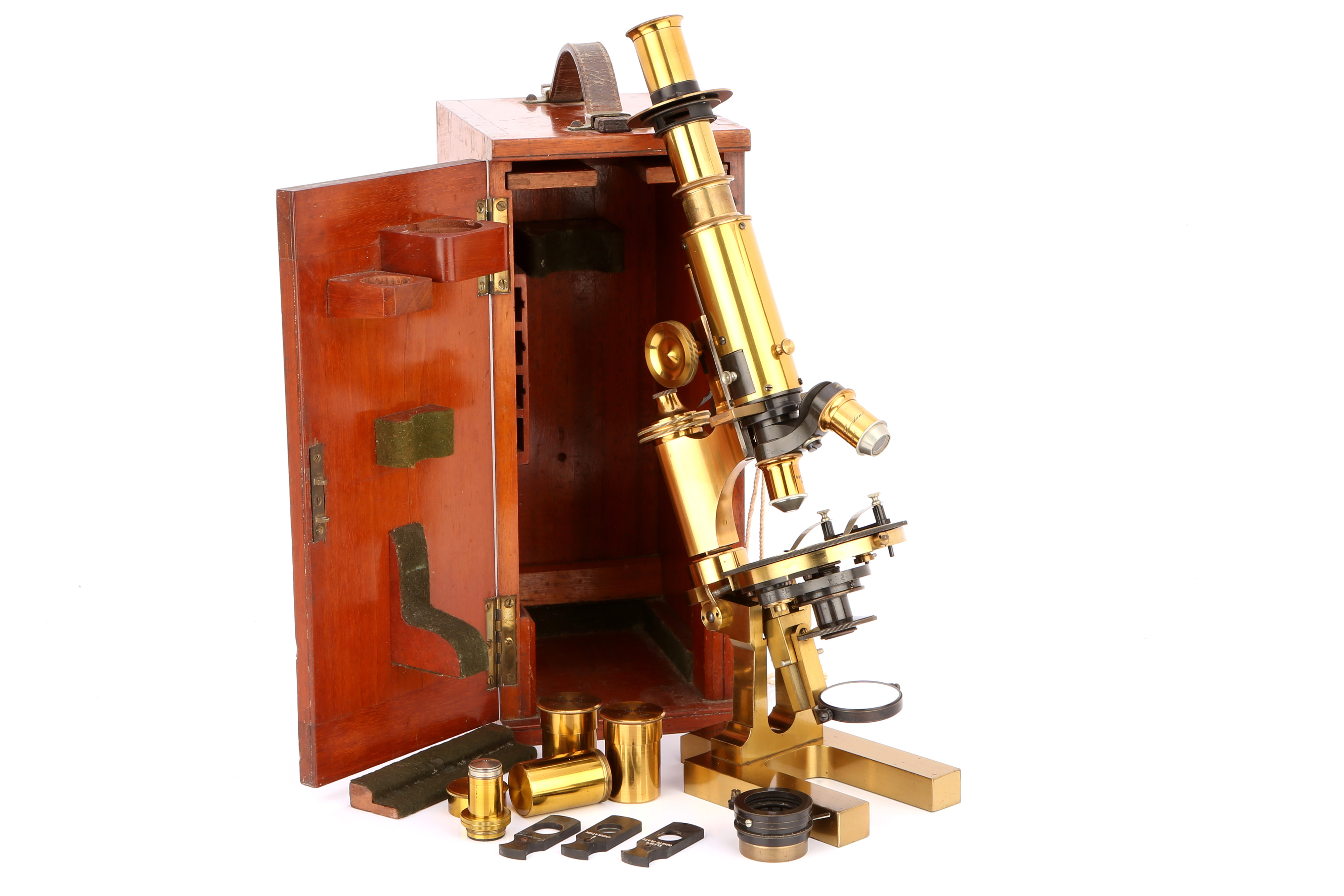 A Fine Petrological Microscope By Ross,