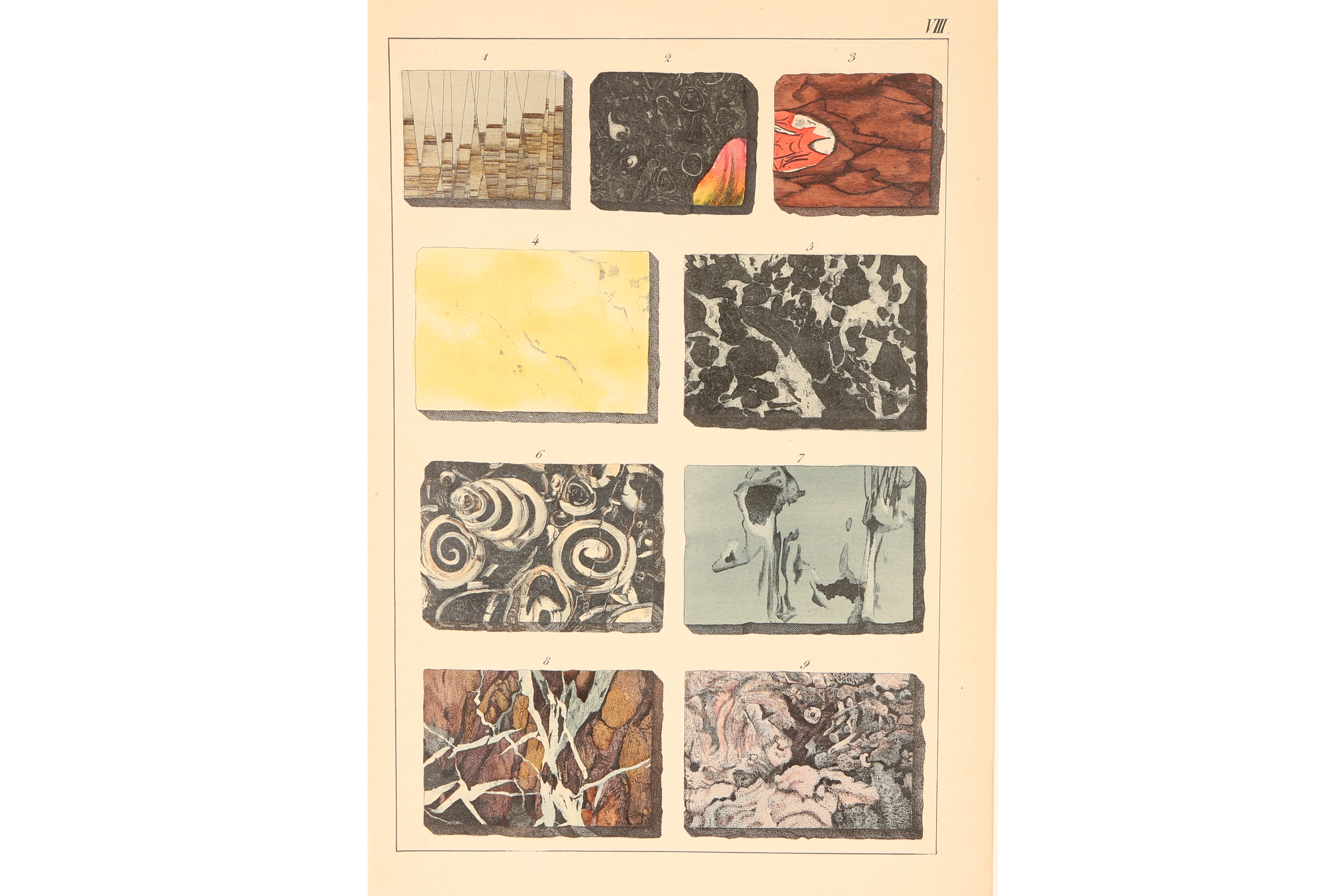 A Collection of Mounted Mineral & Crystalography Book Plates, - Image 6 of 8