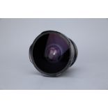 A Mamiya-Sekor Z W Fish Eye f/3.5 37mm Lens,