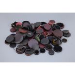 Large Collection of Camera Leather Lens Caps,