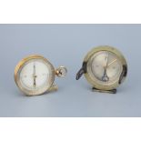 A Pair of Combination French Compass' & Clinometers,