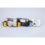 Three Compact 35mm Cameras,