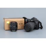 A Nikon D50 Digital SLR Camera,