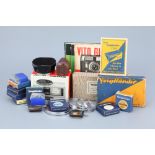 A Mixed Selection of Various Voigtlander Camera Accessories,