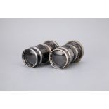 * Two Carl Zeiss Jena Sonnar f/4 135mm Lenses,
