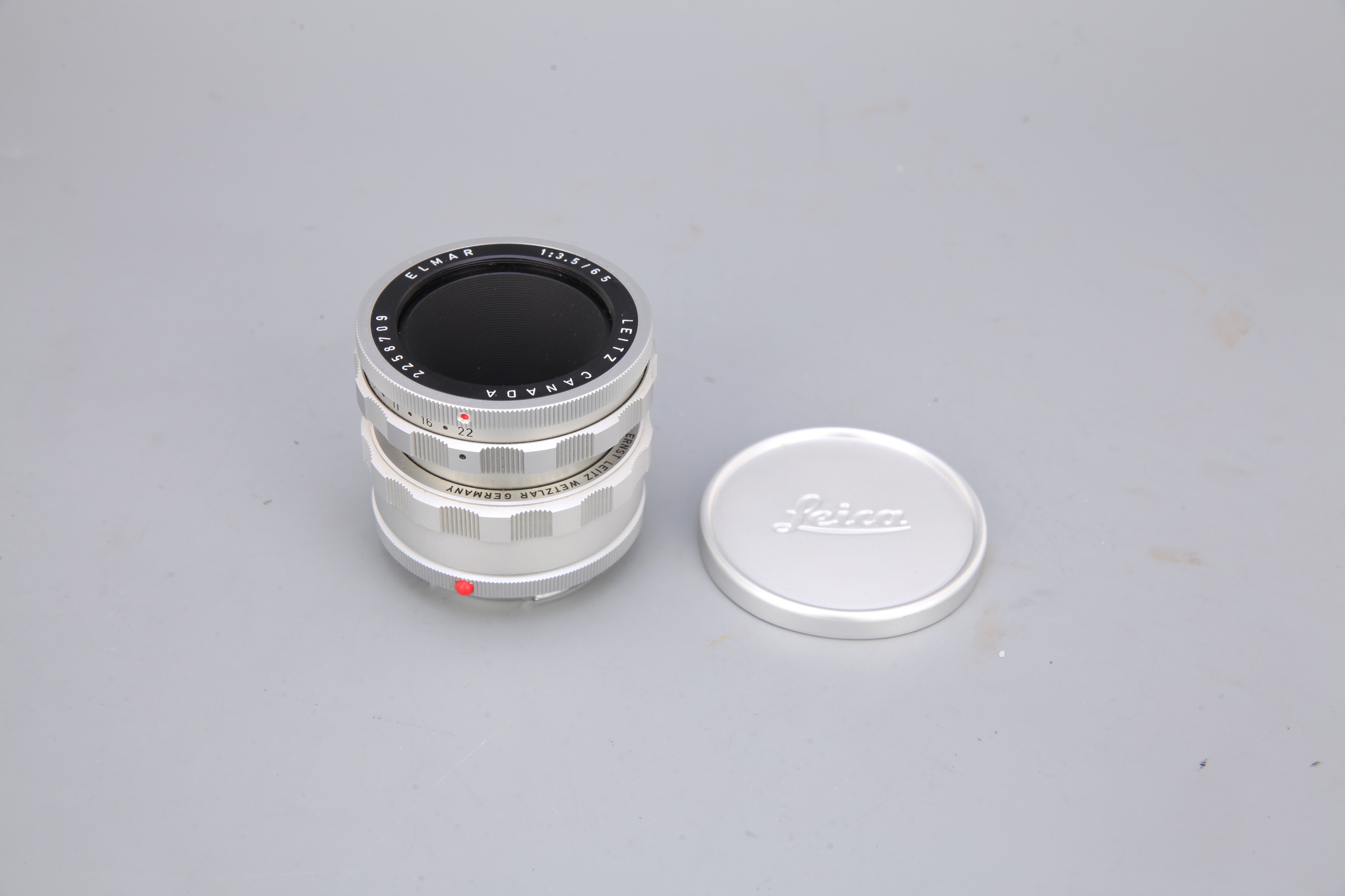 A Leitz Elmar f/3.5 65mm Lens, - Image 2 of 2