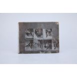 A Set of 12 Erotic Glass Plate Nagatives,