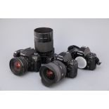 A Selection of Various Cameras & Lenses Requiring Attention,