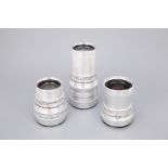A Set of Three Hasselblad Lenses,