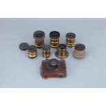 A Selection of Various Brass Lenses,