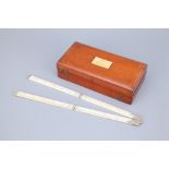 An Ivory Rule and a Sikes Hydrometer,