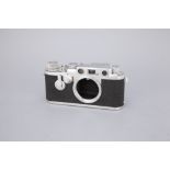 A Leica IIIf 'Red Dial' Delay Rangefinder Camera