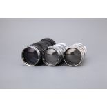 * Three Telephoto Rangefinder Lenses,