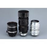 Three Telephoto Lenses,