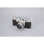 A Leica IIIf Rangefinder Camera,