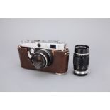 * A Canon Model VT de Luxe Rangefinder Camera,