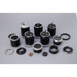 A Selection of Zeiss Ikon Stereo Microscope Adapters,