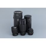 A Selection of Various Canon FD Mount Lenses,