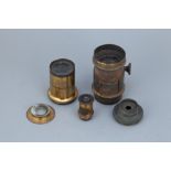 Collection of Brass Camera Lenses,