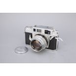 * A Konica IIIA Rangefinder Camera,