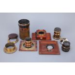 Collection of Brass Camera Lenses & Parts