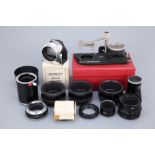 A Selection of Leica Enlarging & Copy Accessories,