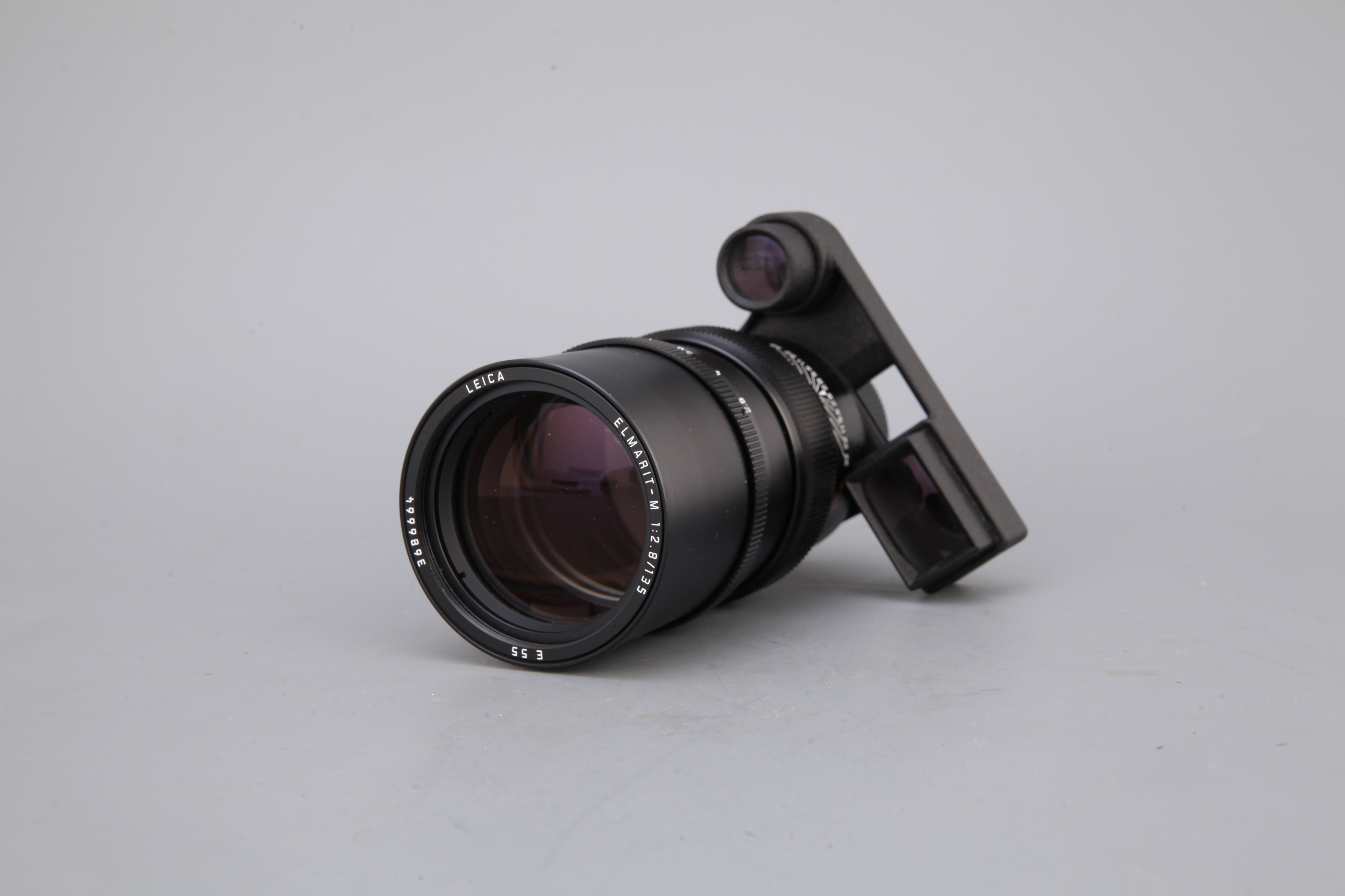 A Leitz Elmarit-E f/2.8 135mm Lens,