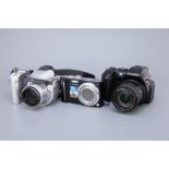 Three Digital Cameras,