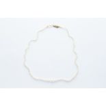A Single String Cultured Pearl Necklace,
