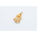 An Ancient Greek Gold Turtle Pendant,