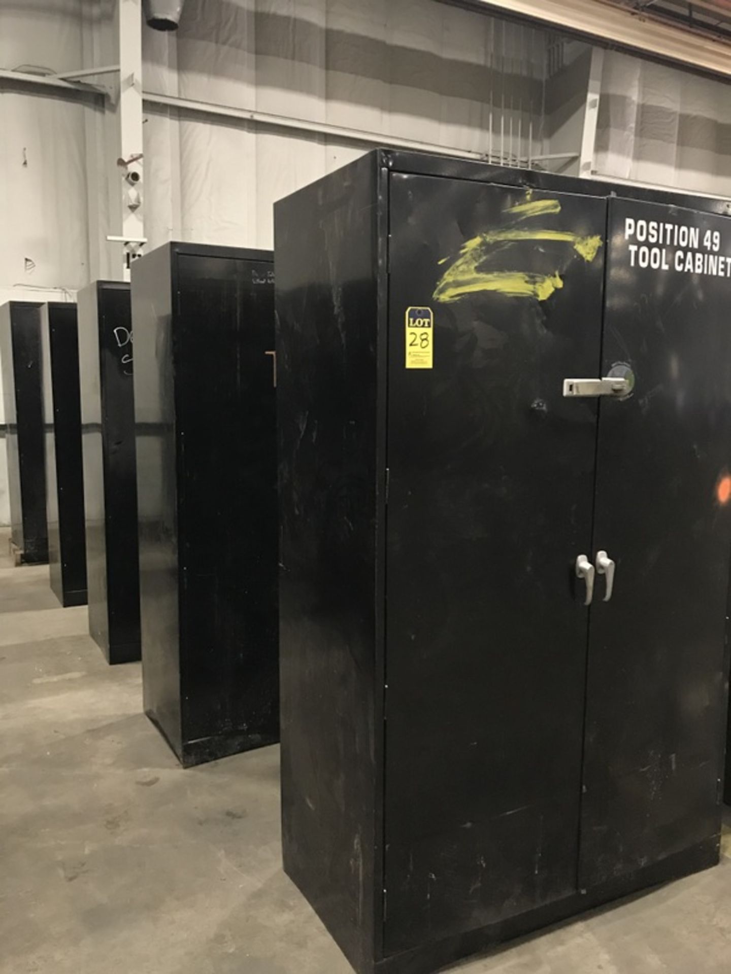 5 metal storage cabinets
