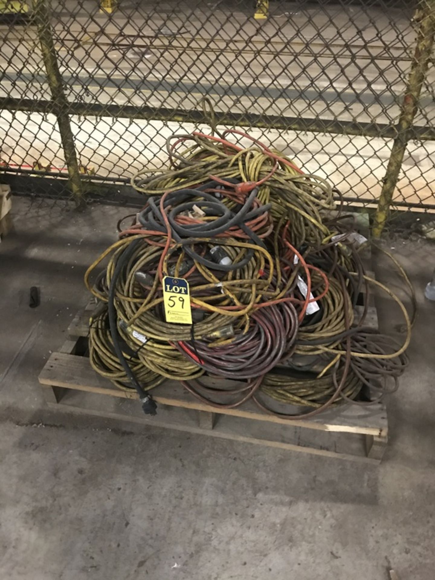 skid of electric cords