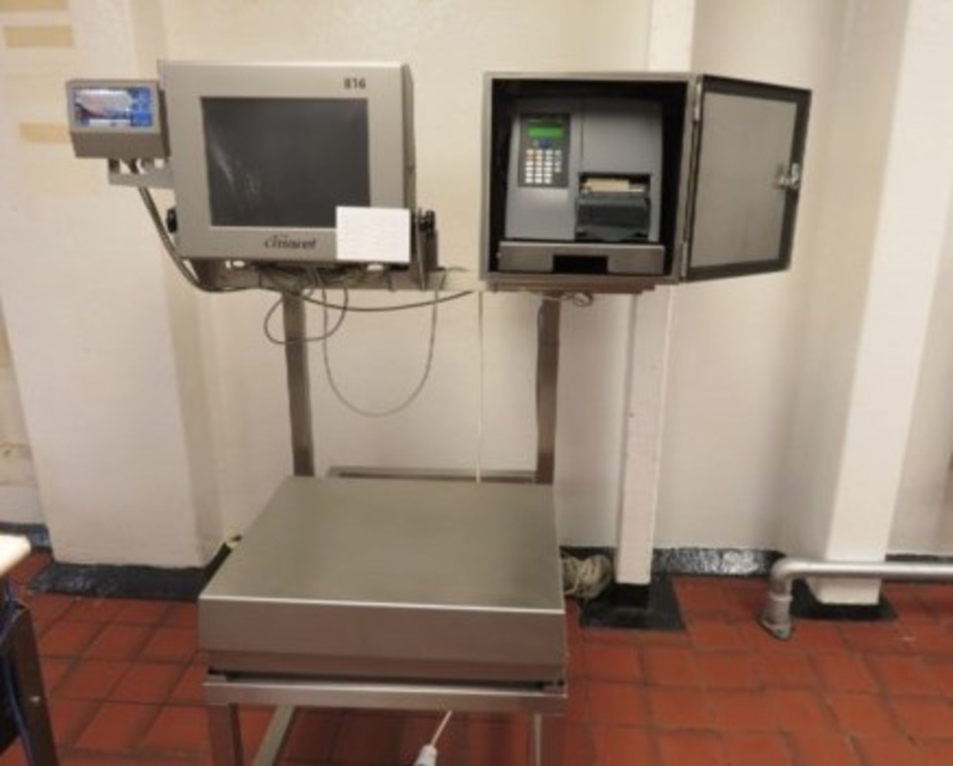 MAREL MODEL 816 WEIGH, PRICE , LABELLER. LO £20.