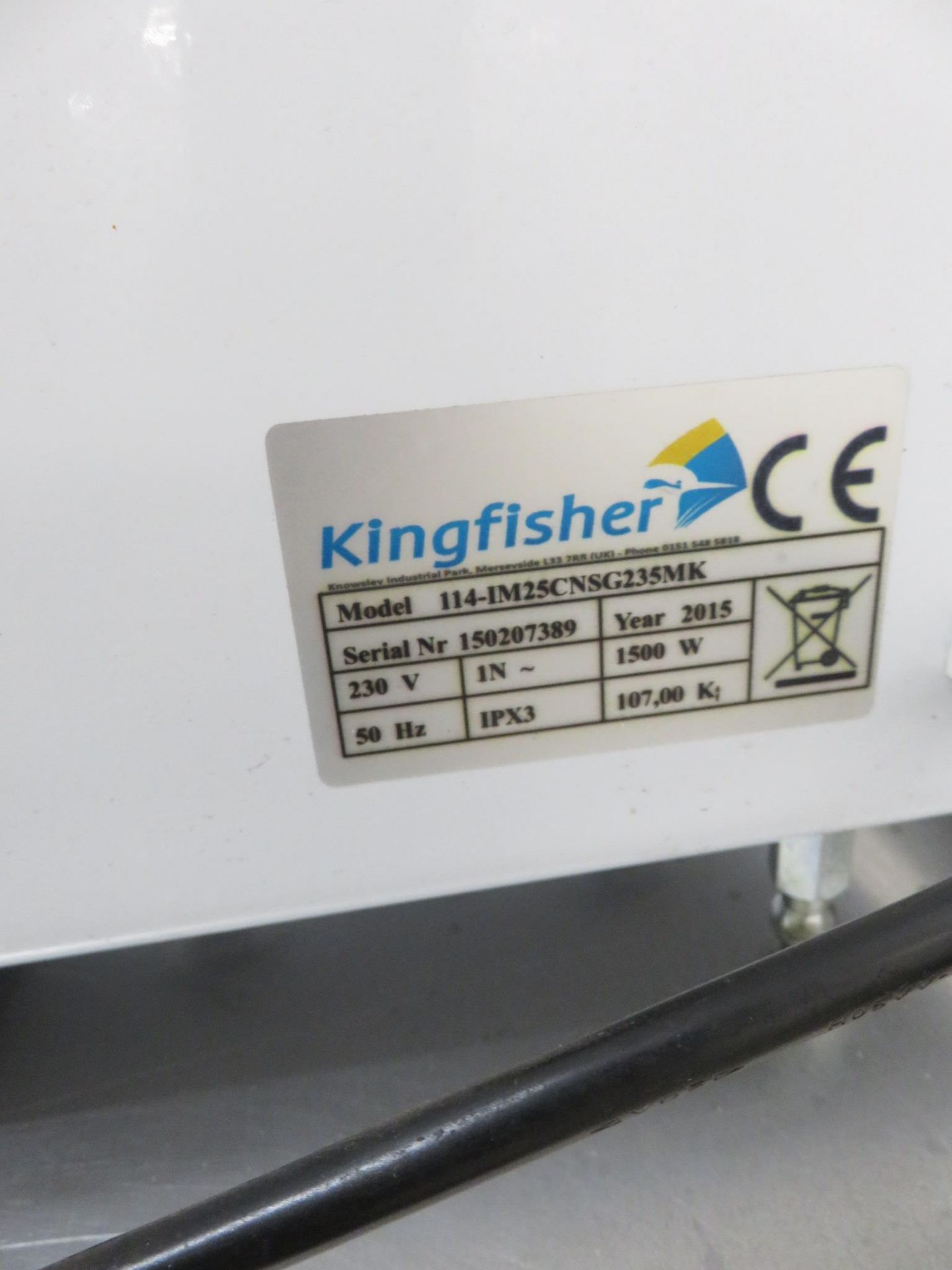 KINGFISHER TABLE TOP SPIRAL MIXER. - Image 3 of 5