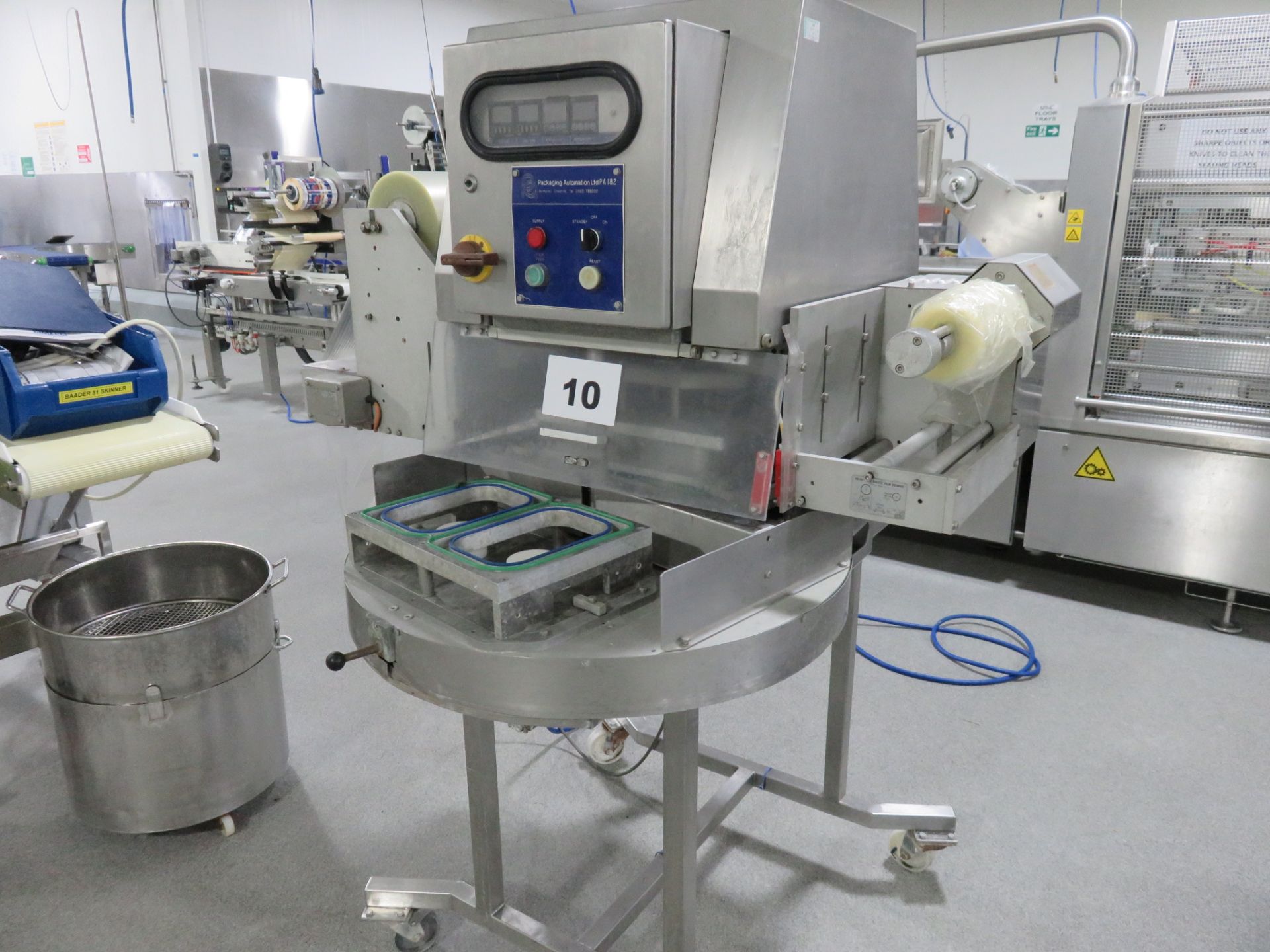 PACKAGING AUTOMATION PA 182 MK1 TRAY SEALER. - Image 2 of 7