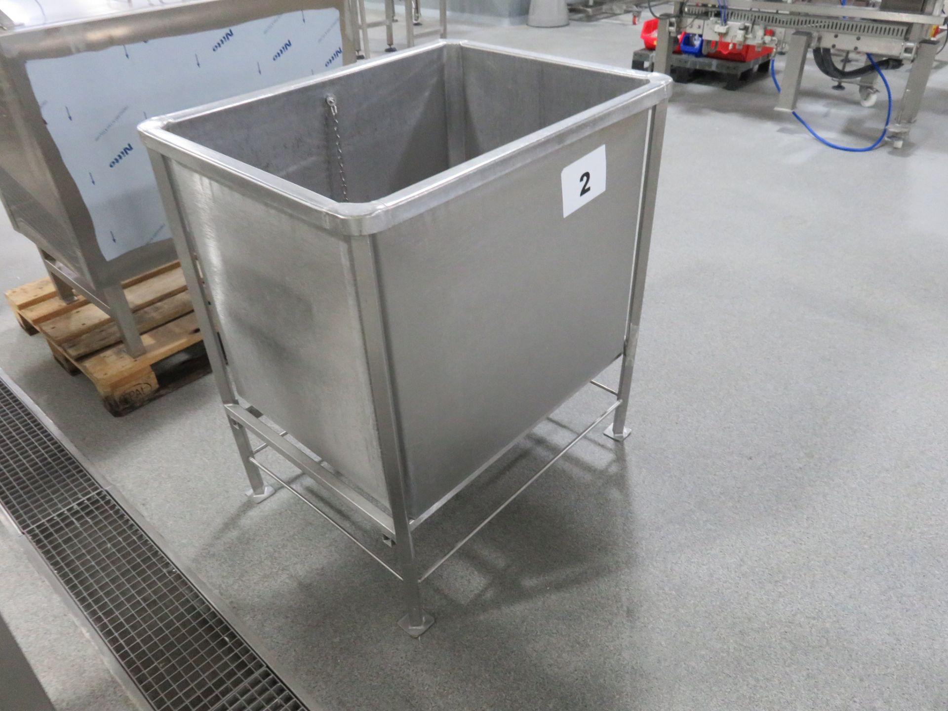 S/S UTENSIL WASH TANK WITH PLUG. - Image 2 of 2