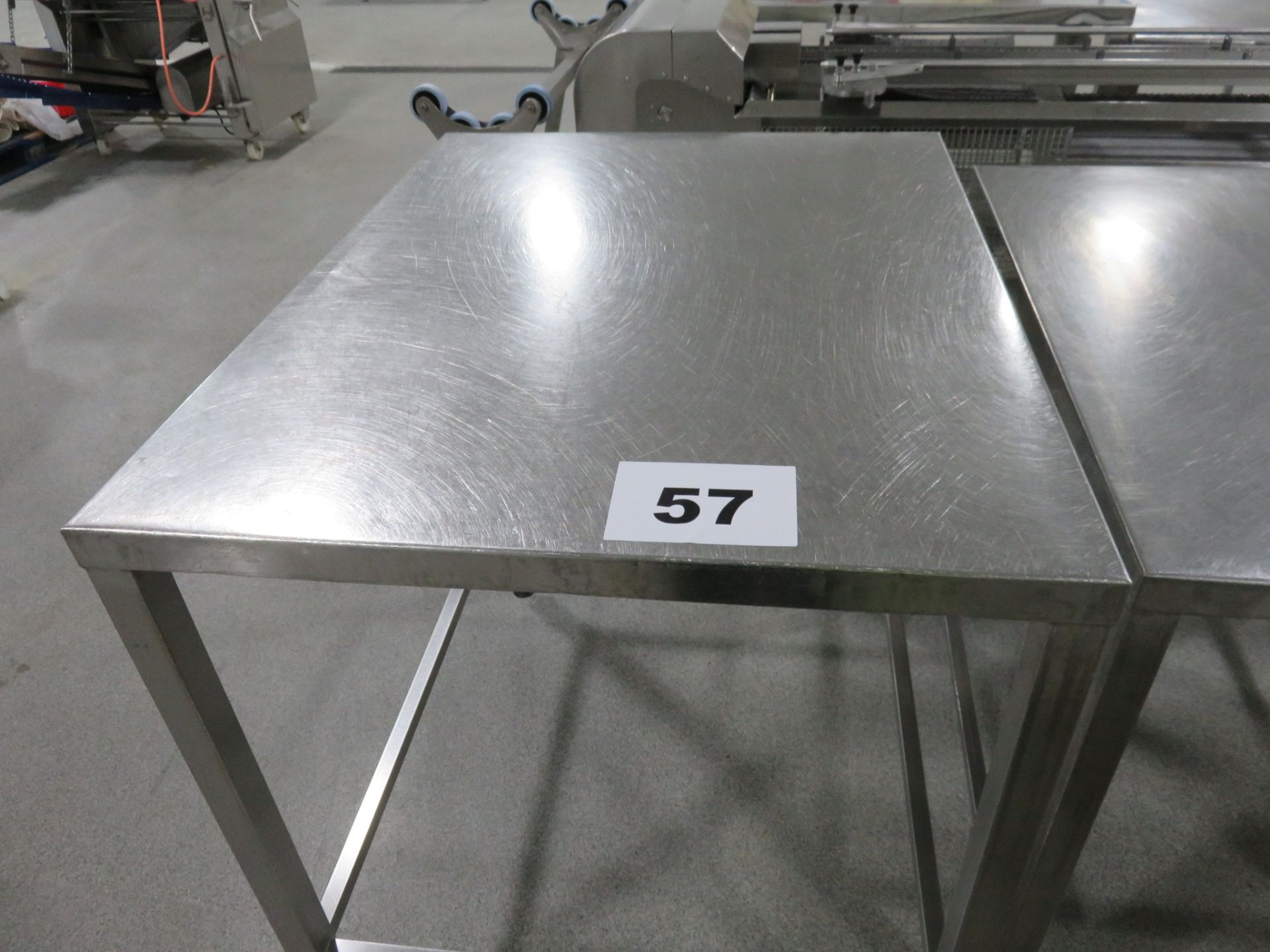 S/S TABLE 1000 x 770mm.