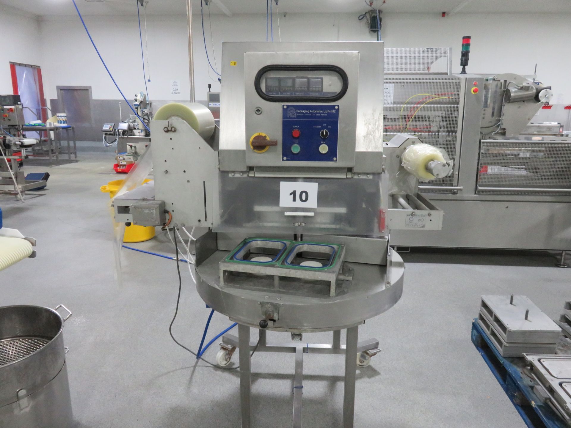 PACKAGING AUTOMATION PA 182 MK1 TRAY SEALER. - Image 3 of 7