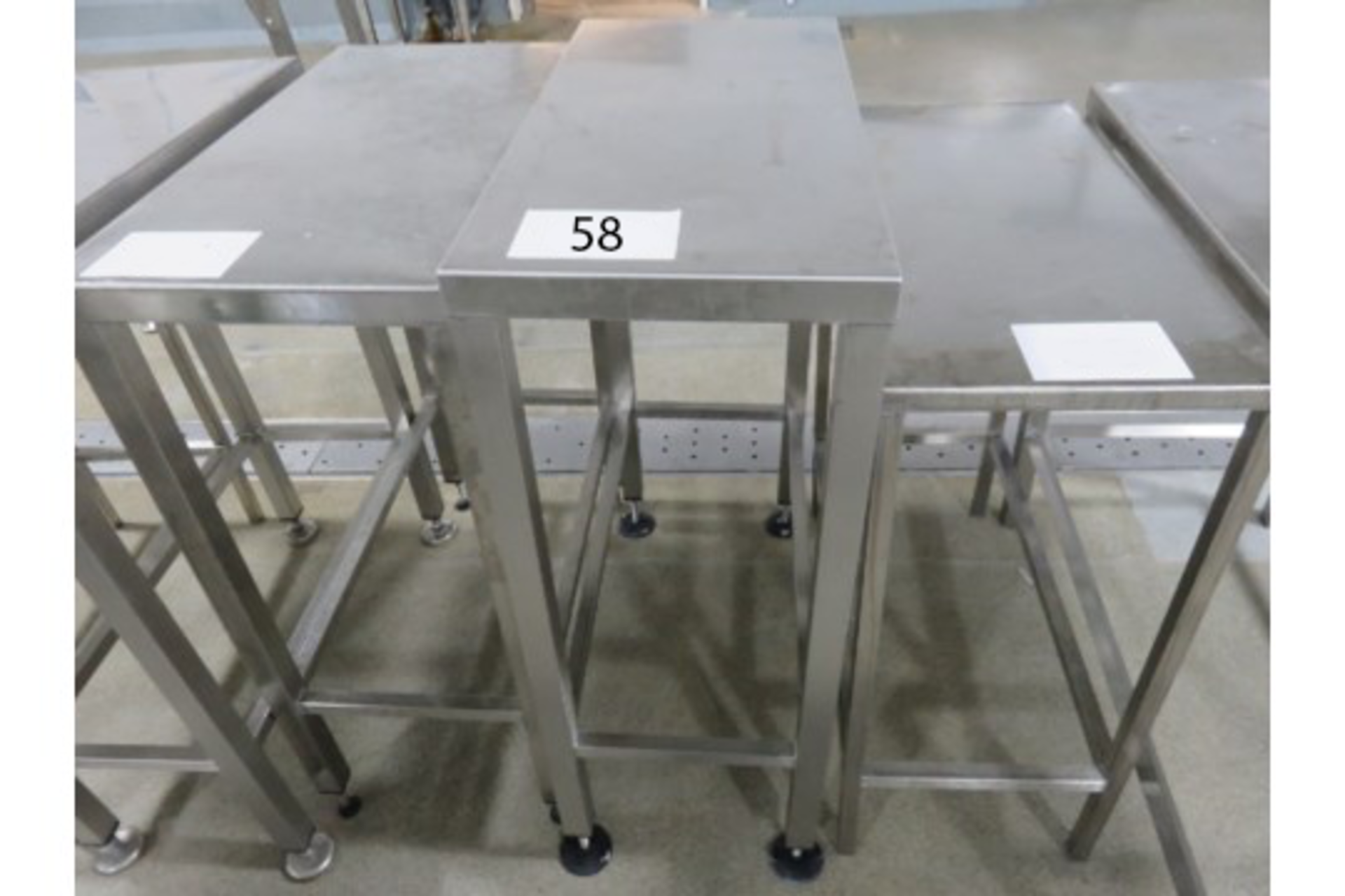 S/S TABLE 760 x 350mm.