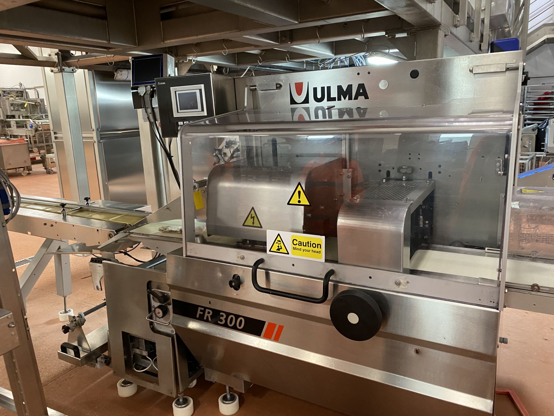 ULMA FR300 INVERTED FLOWRAPPER ALL S/S AS NEW CONDITION COMPLETE WITH A FULL SET OF BRAND NEW SPARES